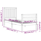 Massief Grenenhout Bedframe voor een Natuurlijke en Decoratieve Slaapkamer - Bedden & bedframes