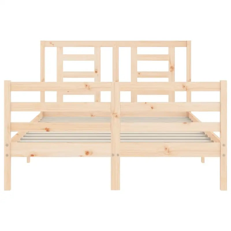 Massief Grenenhout Bedframe voor een Natuurlijke en Decoratieve Slaapkamer - Bedden & bedframes