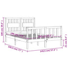 Massief Grenenhout Bedframe voor een Natuurlijke en Elegante Slaapruimte - Bedden & bedframes
