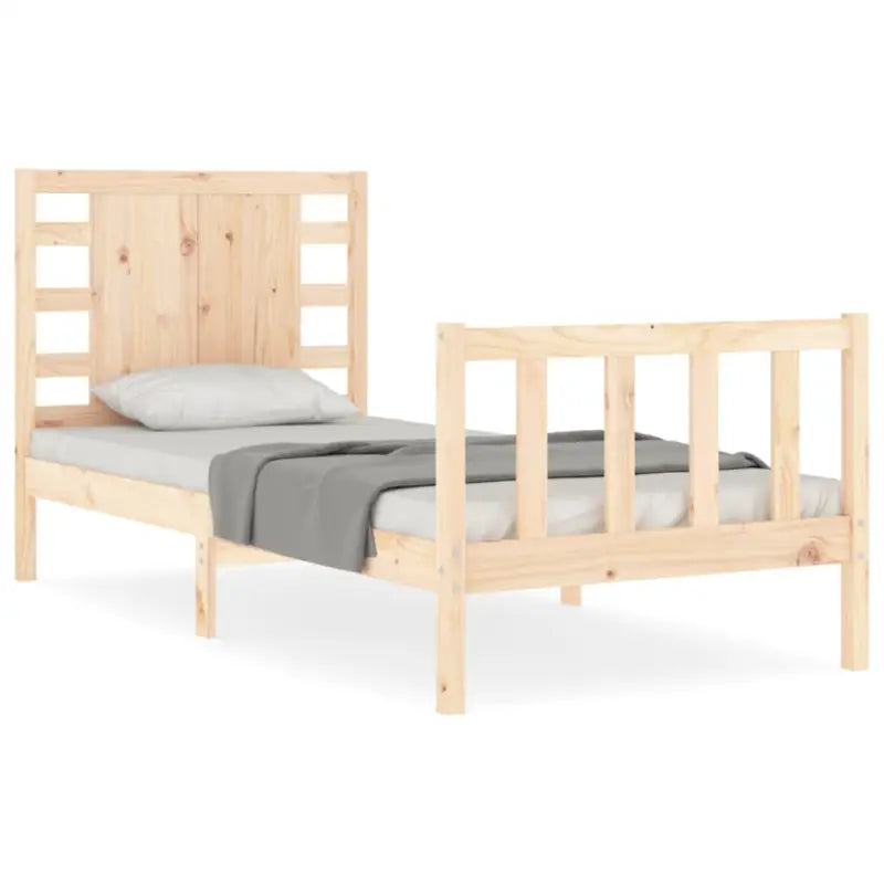 Massief grenenhout bedframe voor een natuurlijke en stijlvolle slaapkamer - Bedden & bedframes