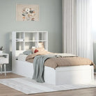 Massief Grenenhout Bedframe voor een Natuurstenen Slaapruimte - Wit / 90 x 190 cm - Bedden & bedframes