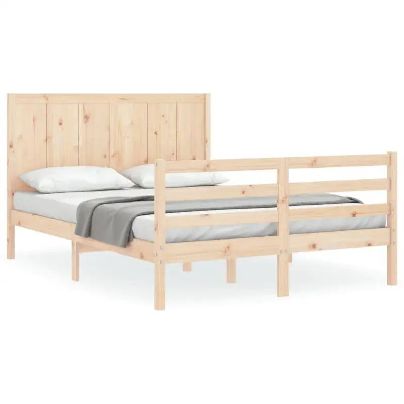 Massief Grenenhout Bedframe voor een Praktisch en Natuurlijk Interieur - Bedden & bedframes