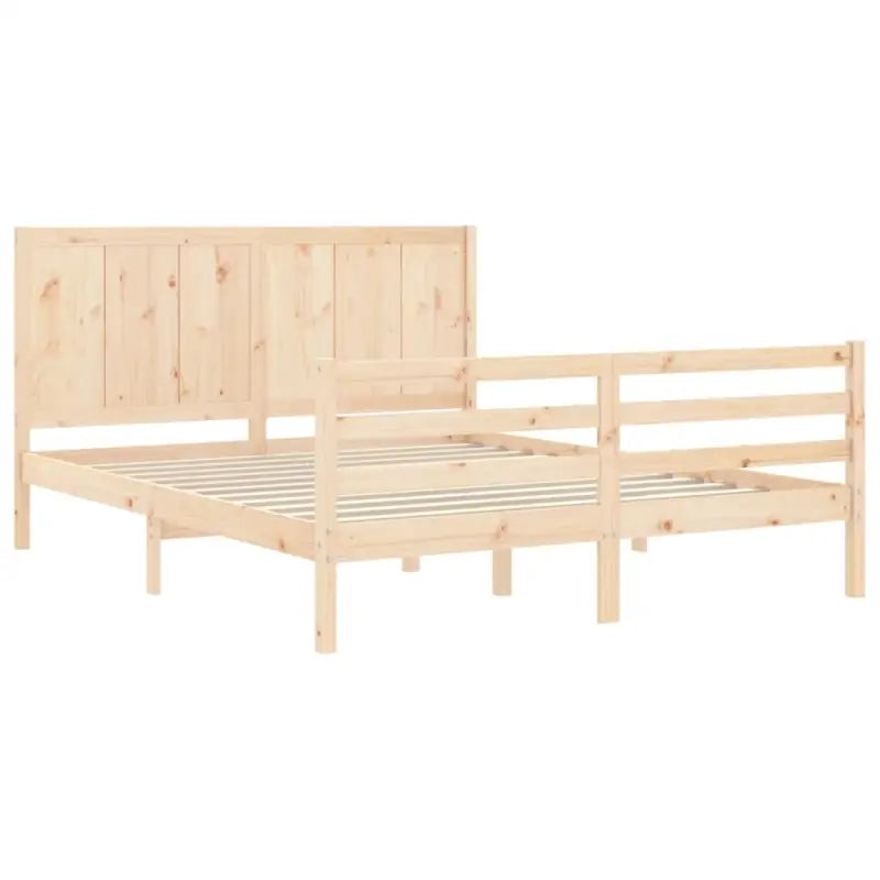 Massief Grenenhout Bedframe voor een Praktisch en Natuurlijk Interieur - Bedden & bedframes
