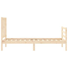 Massief grenenhout bedframe voor een stabiele en natuurlijke uitstraling - Bedden & bedframes
