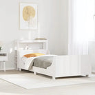 Massief Grenenhout Bedframe voor een Stevige en Duurzame Nachtrust - Wit / 100 x 200 cm - Bedden & bedframes