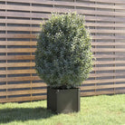 Massief Grenenhout Bloempotten en plantenbakken voor tuin en balkon - Grijs / 1 - Bloempotten & plantenbakken