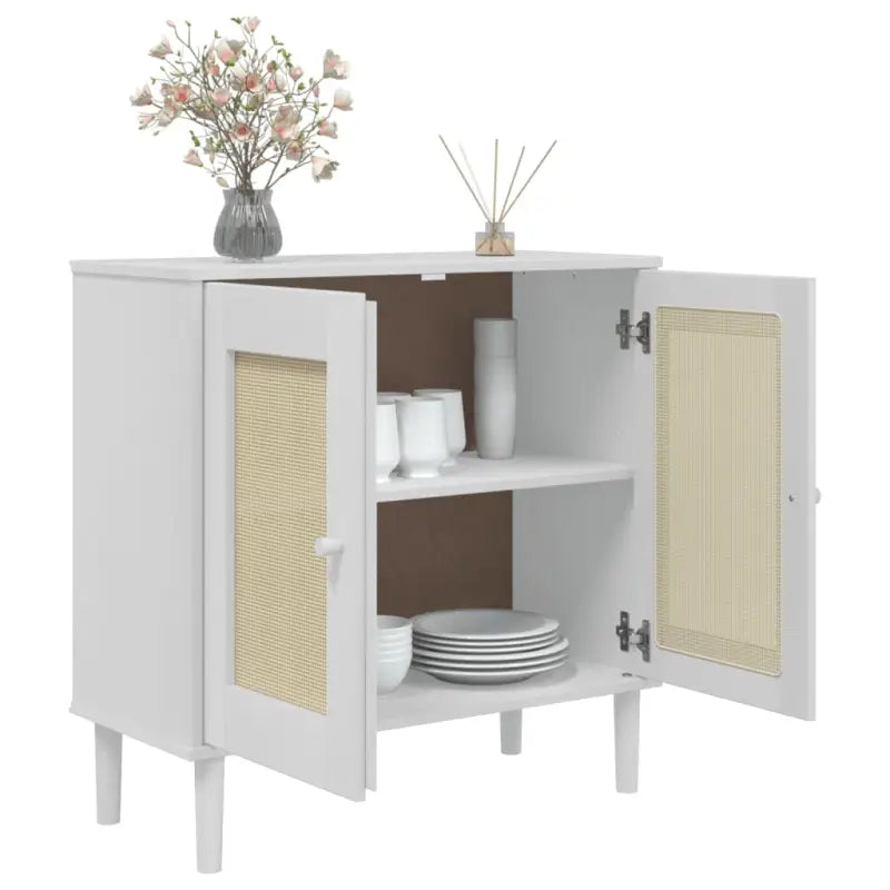 Massief Grenenhout Dressoir met Minimalistische Charme - Dressoirs & buffetkasten