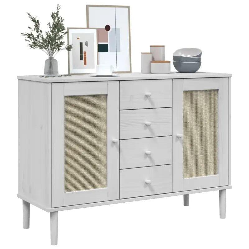 Massief Grenenhout Dressoir met Minimalistische Charme voor Jouw Kamer - Dressoirs & buffetkasten