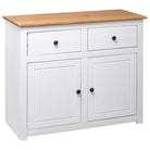 Massief Grenenhout Dressoir met Rustiek en Trendy Design - Dressoirs & buffetkasten