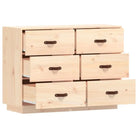 Massief Grenenhout Dressoir voor een Natuurlijke Touch in je Kamer - Dressoirs & buffetkasten