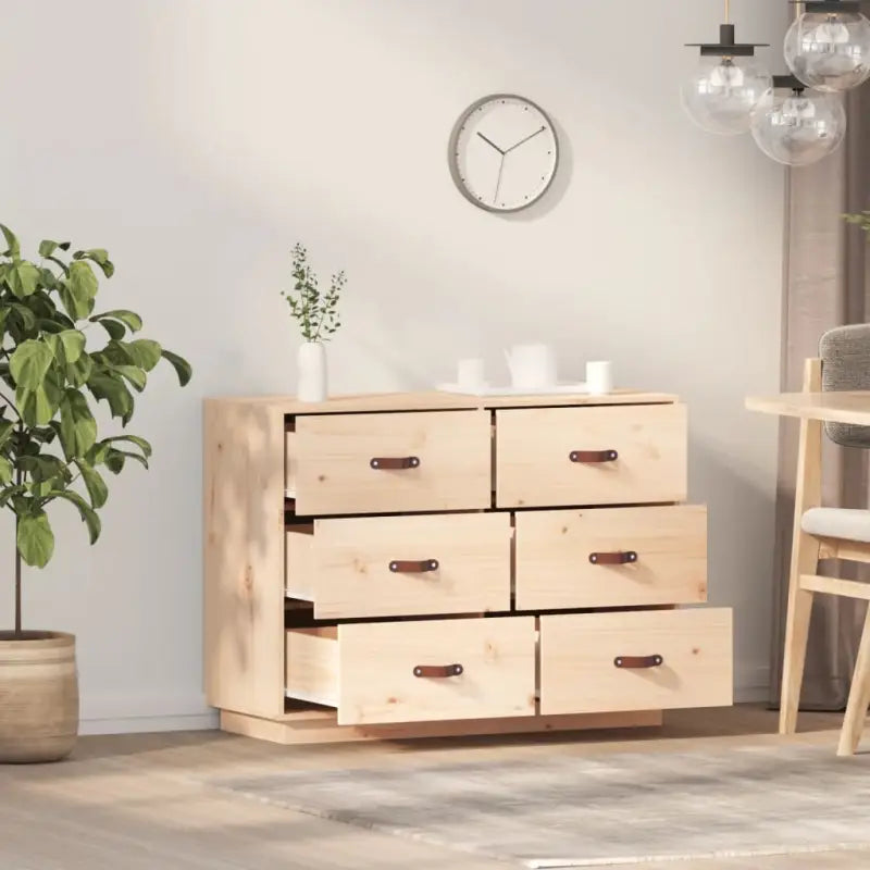 Massief Grenenhout Dressoir voor een Natuurlijke Touch in je Kamer - Dressoirs & buffetkasten