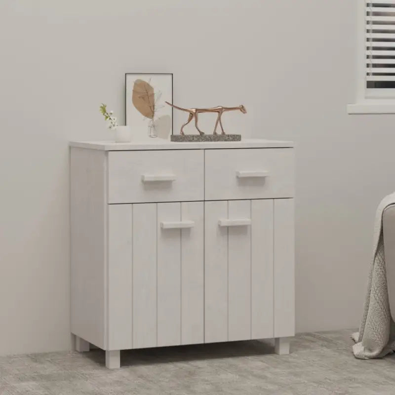 Massief grenenhout dressoir voor een stijlvolle en praktische inrichting - Wit / 1 - Dressoirs & buffetkasten