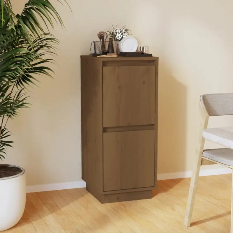 Massief Grenenhout Dressoir voor Praktisch en Decoratief Gebruik - Honingbruin / 1 - Dressoirs & buffetkasten