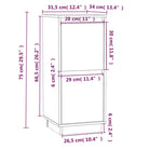 Massief Grenenhout Dressoir voor Praktisch en Decoratief Gebruik - Dressoirs & buffetkasten