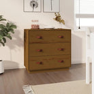 Massief grenenhout dressoir voor praktische en natuurlijke opbergruimte - Wit / 1 - Dressoirs & buffetkasten