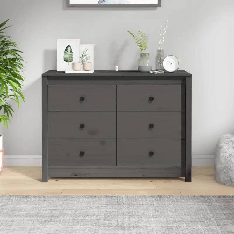 Massief grenenhout dressoirs en buffetkasten voor jouw wensen - Grijs / 100 x 40 x 72 cm / 1 - Dressoirs & buffetkasten
