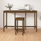 Massief Grenenhout Eettafel voor wijn en bijeenkomsten - Honingbruin / 180 x 80 x 110 cm / 1 - Eettafels