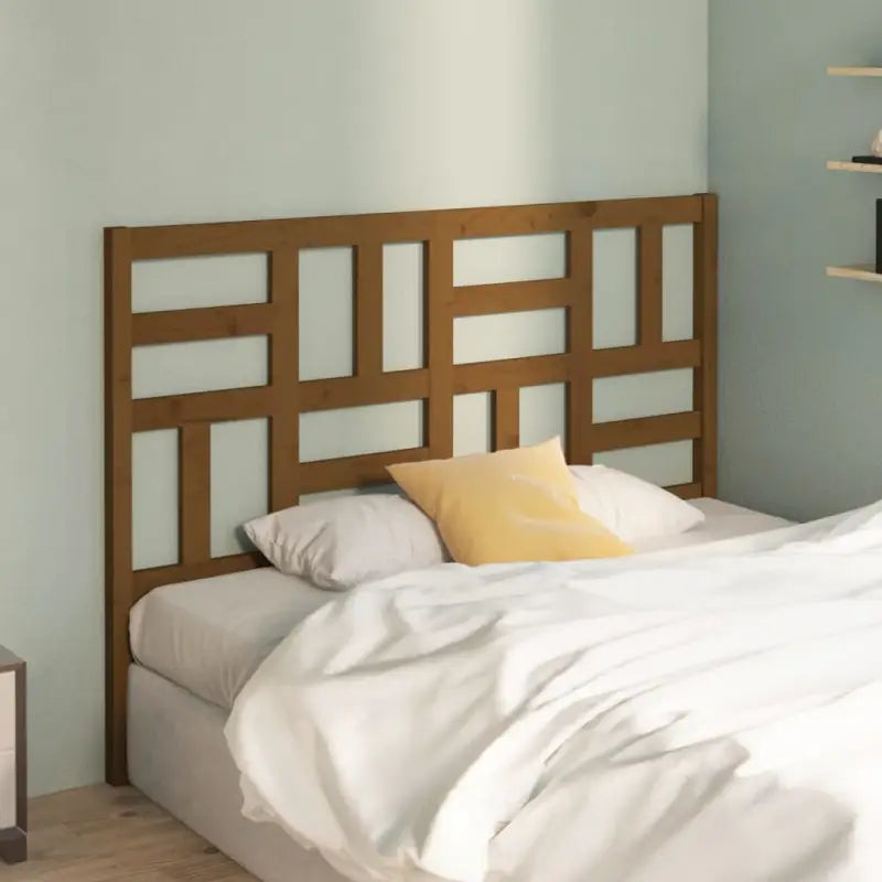 Massief Grenenhout Hoofdeinde voor een trendy en elegante slaapkamer - Honingbruin / 141 x 104 cm / 1 - Hoofdborden