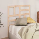 Massief Grenenhout Hoofdeinde voor een trendy en elegante slaapkamer - Naturel / 96 x 104 cm / 1 - Hoofdborden