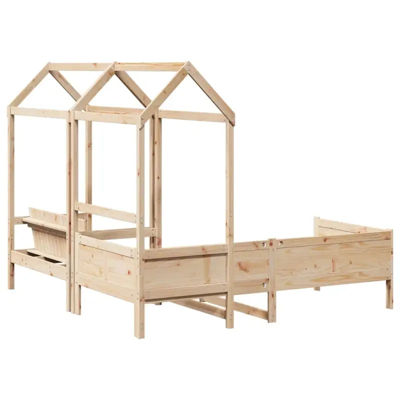 Massief grenenhout houten slaapbank en bank voor slaapkamer en woonkamer - Bedden & bedframes