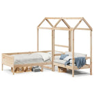 Massief grenenhout houten slaapbank en bank voor slaapkamer en woonkamer - Bedden & bedframes