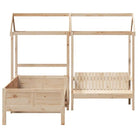 Massief grenenhout houten slaapbank en bank voor slaapkamer en woonkamer - Bedden & bedframes