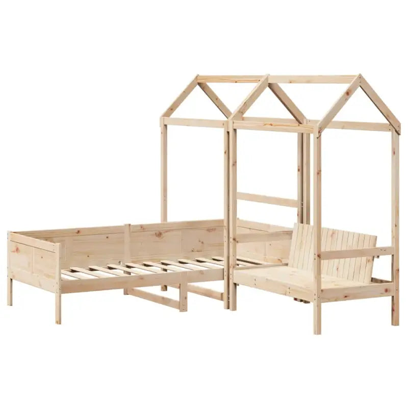 Massief grenenhout houten slaapbank en bank voor slaapkamer en woonkamer - Bedden & bedframes