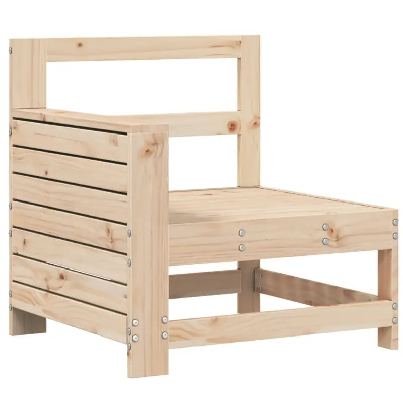 Massief Grenenhout loungeset met modulair ontwerp voor tuin en terras - Tuinsets
