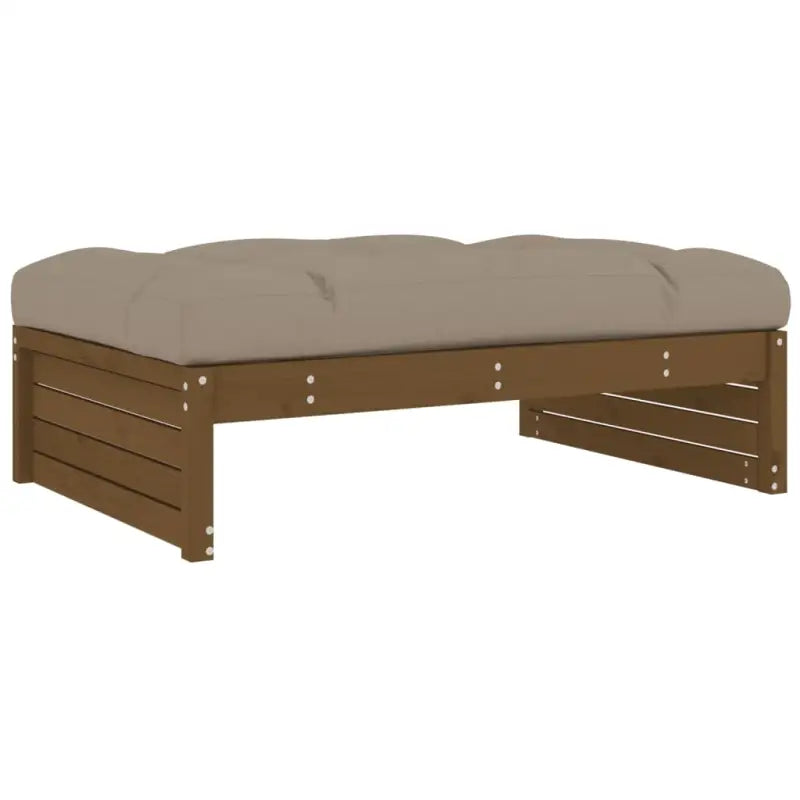 Massief Grenenhout Loungeset voor Tuin of Terras met Zachte Kussens - Tuinsets