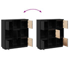 Massief Grenenhout Moderne Stijl Hoge Kast voor Elegant Interieur - Dressoirs & buffetkasten