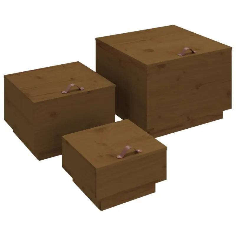 Massief grenenhout opbergboxen voor grote en kleine opbergboxen - Opbergkasten & lockerkasten