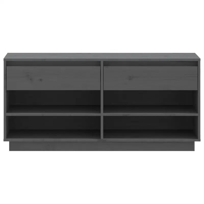 Schoenenkast 110X34X52 Cm Massief Grenenhout