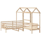 Massief Grenenhout Slaapbank en Bank voor Slaapkamer en Woonkamer - Bedden & bedframes