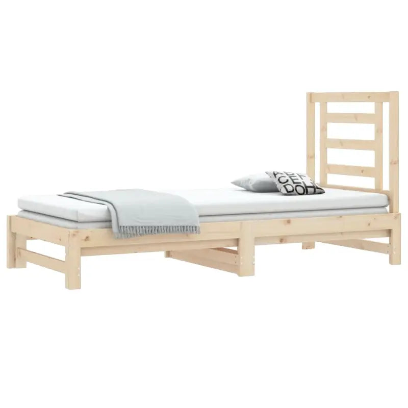 Massief grenenhout slaapbank met veelzijdige afmetingen voor woonkamer of slaapkamer - Bedden & bedframes