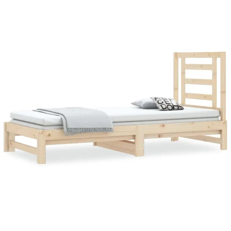 Massief grenenhout slaapbank met veelzijdige afmetingen voor woonkamer of slaapkamer - Bedden & bedframes