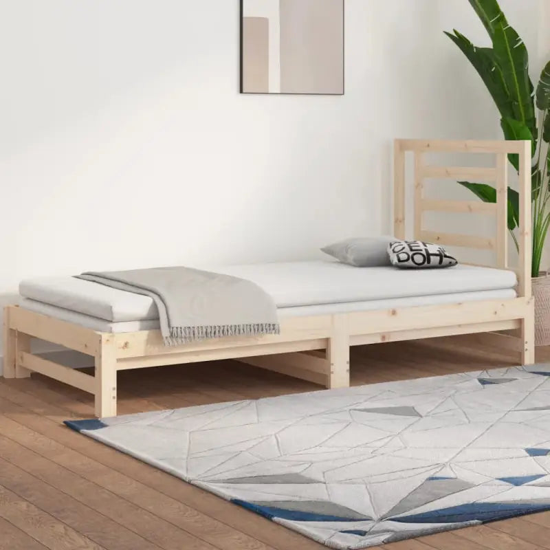 Massief grenenhout slaapbank met veelzijdige afmetingen voor woonkamer of slaapkamer - Bedden & bedframes