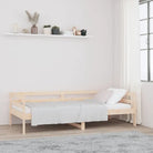 Massief Grenenhout Slaapbank voor Slaapkamer en Woonkamer - Naturel / 80 x 200 cm - Bedden & bedframes