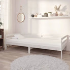 Massief Grenenhout Slaapbank voor Slaapkamer en Woonkamer - Wit / 90 x 200 cm - Bedden & bedframes