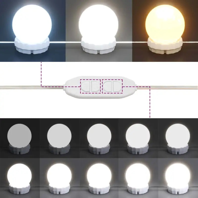 Massief Grenenhout Slaapkamerkaptafel met LED voor stijlvol interieur - Slaapkamerkaptafels