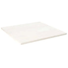 Massief Grenenhout Tafelblad voor thuis en horeca opknapbeurt - Wit / 70 x 70 x 2.5 cm / 1 - Tafelbladen