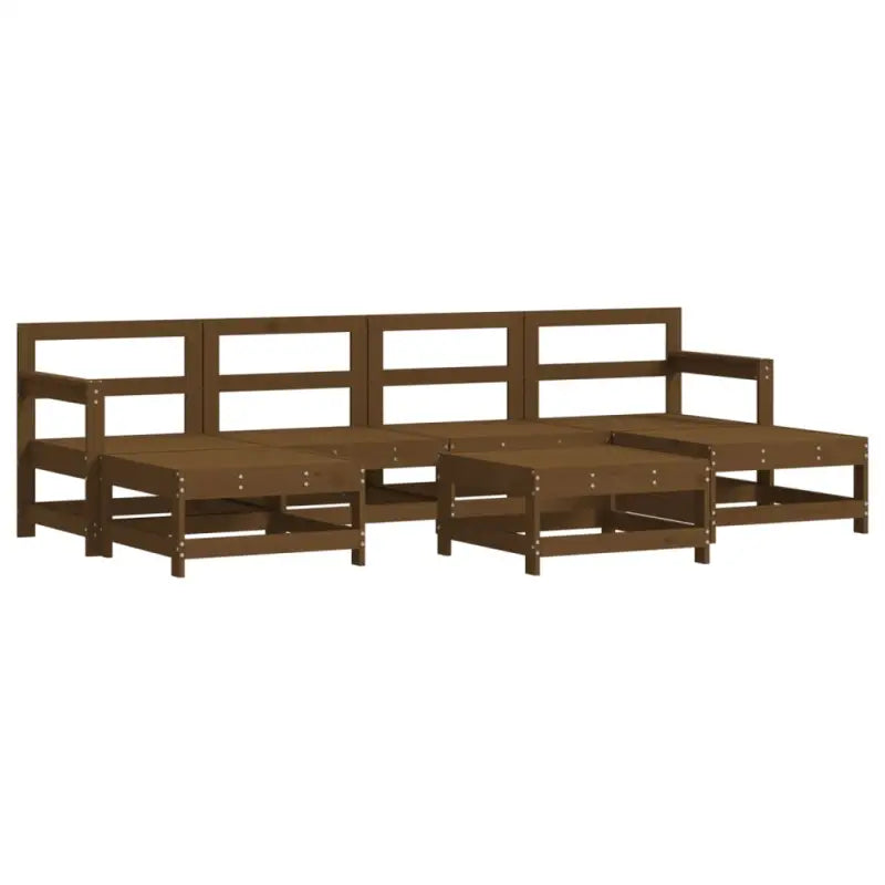 Massief Grenenhout Tuin Lounge Set voor een gezellige tuinsetting - Tuinsets