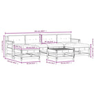 Massief Grenenhout Tuin Lounge Set voor een gezellige tuinsetting - Tuinsets