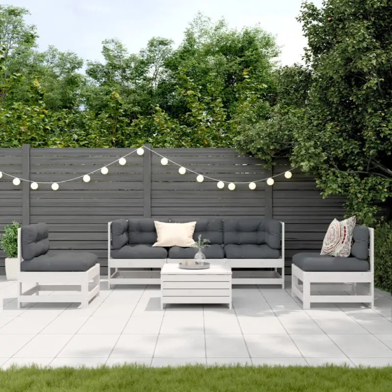 Massief Grenenhout Tuinset met Gelat Ontwerp voor Gezelligheid - Tuinsets