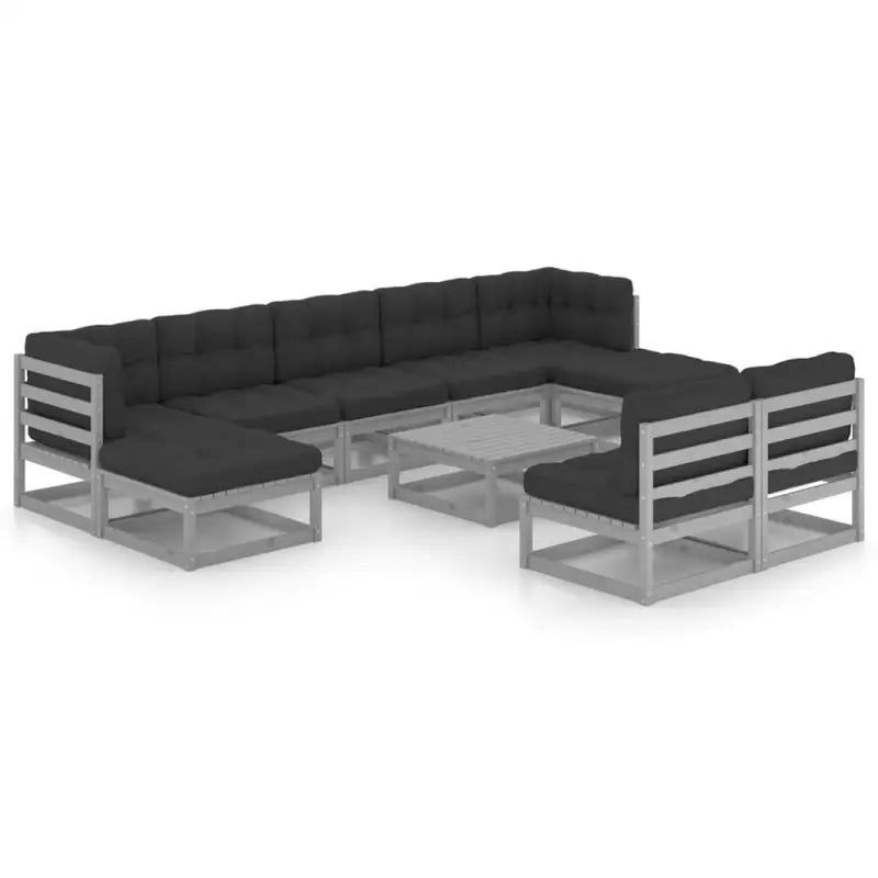 Massief grenenhout tuinset voor genieten en ontspannen in de tuin - Tuinsets