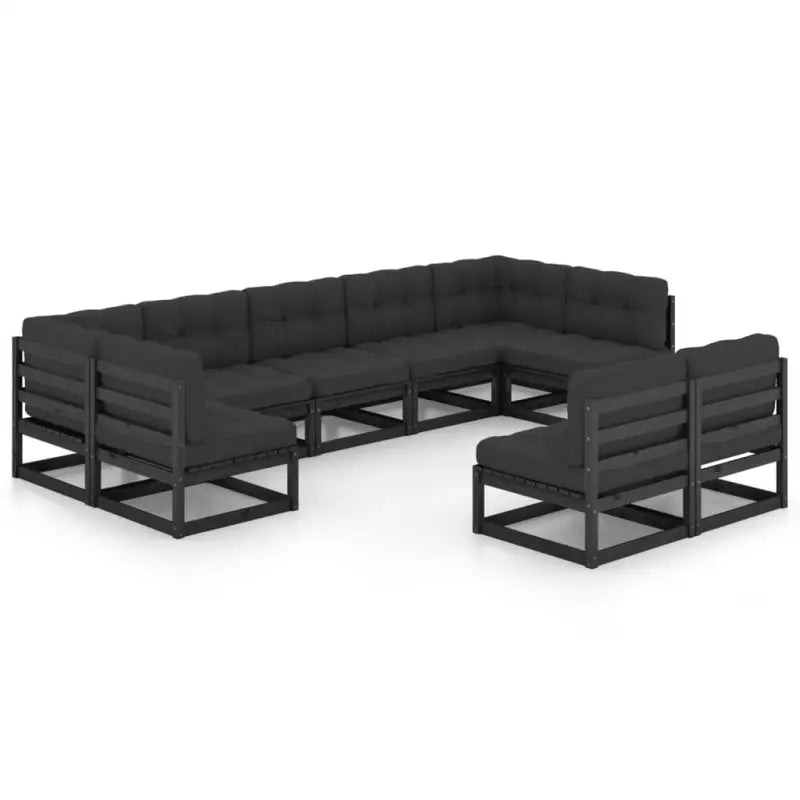 Massief grenenhout tuinset voor ontspannen buitenplezier - Tuinsets
