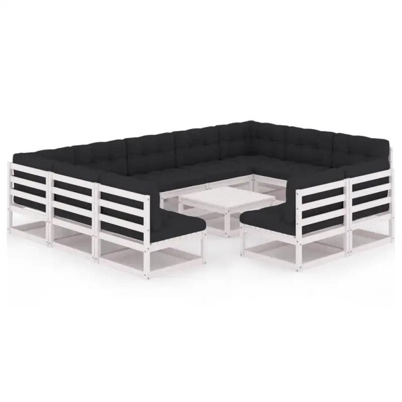 Massief grenenhout tuinset voor ontspannen buitenplezier - Tuinsets
