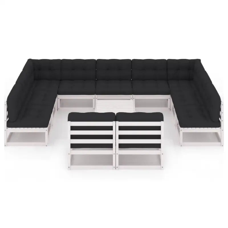 Massief grenenhout tuinset voor ontspannen buitenplezier - Tuinsets