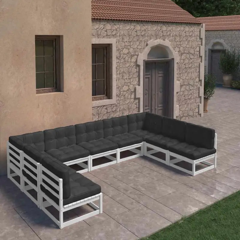 Massief grenenhout tuinset voor ontspanning en gezelligheid in de tuin - Tuinsets
