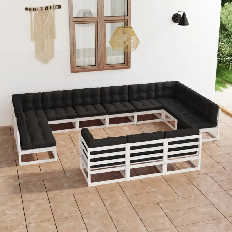 Massief grenenhout tuinset voor ontspanning en gezelligheid in de tuin - Tuinsets