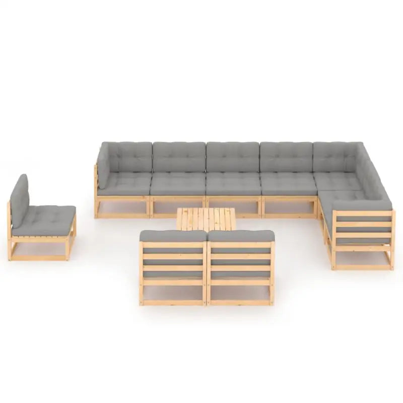 Massief grenenhout tuinset voor ontspanning en quality time buiten - Tuinsets